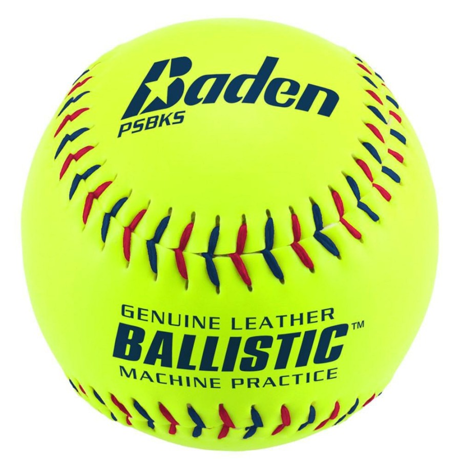 Ball Baden Sports | Ballistic Pitching Machine Softballs - 1 Dozen