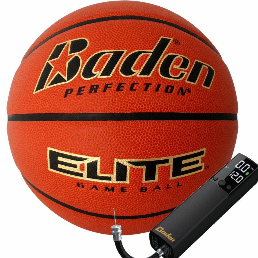 Ball Baden Sports | Elite Game Basketball With Smart Infl8 Electric Ball Pump